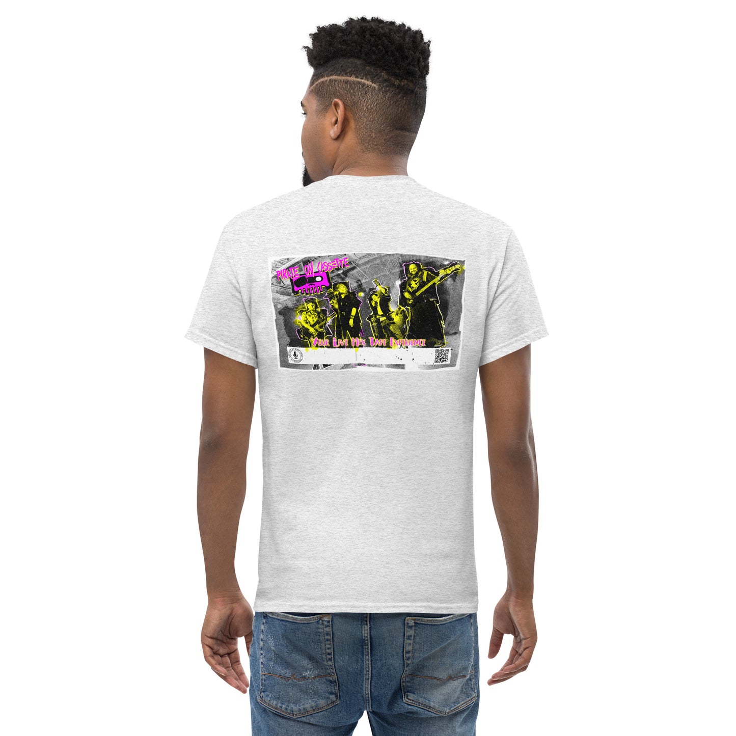 Pirate On Cassette Retro 80/90s Poster Tee