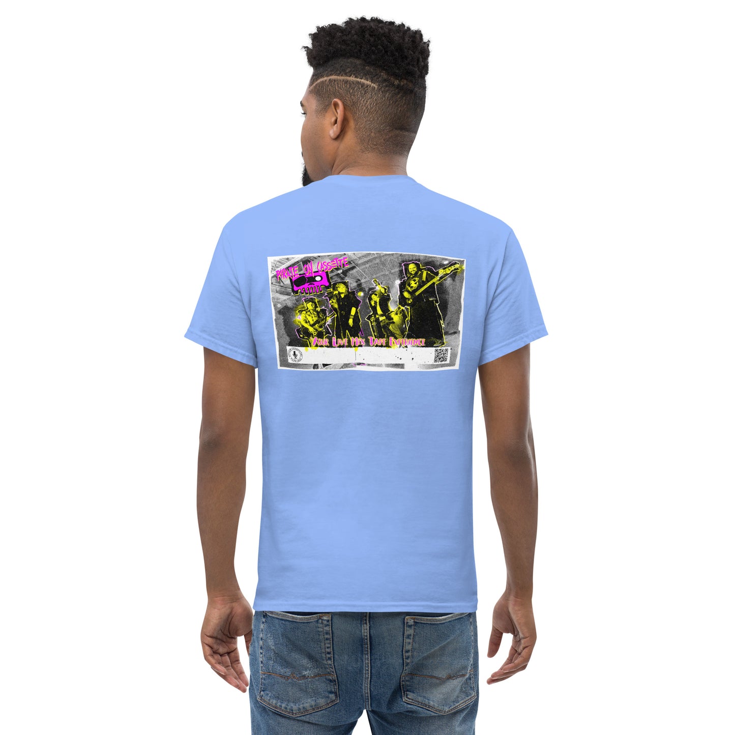 Pirate On Cassette Retro 80/90s Poster Tee