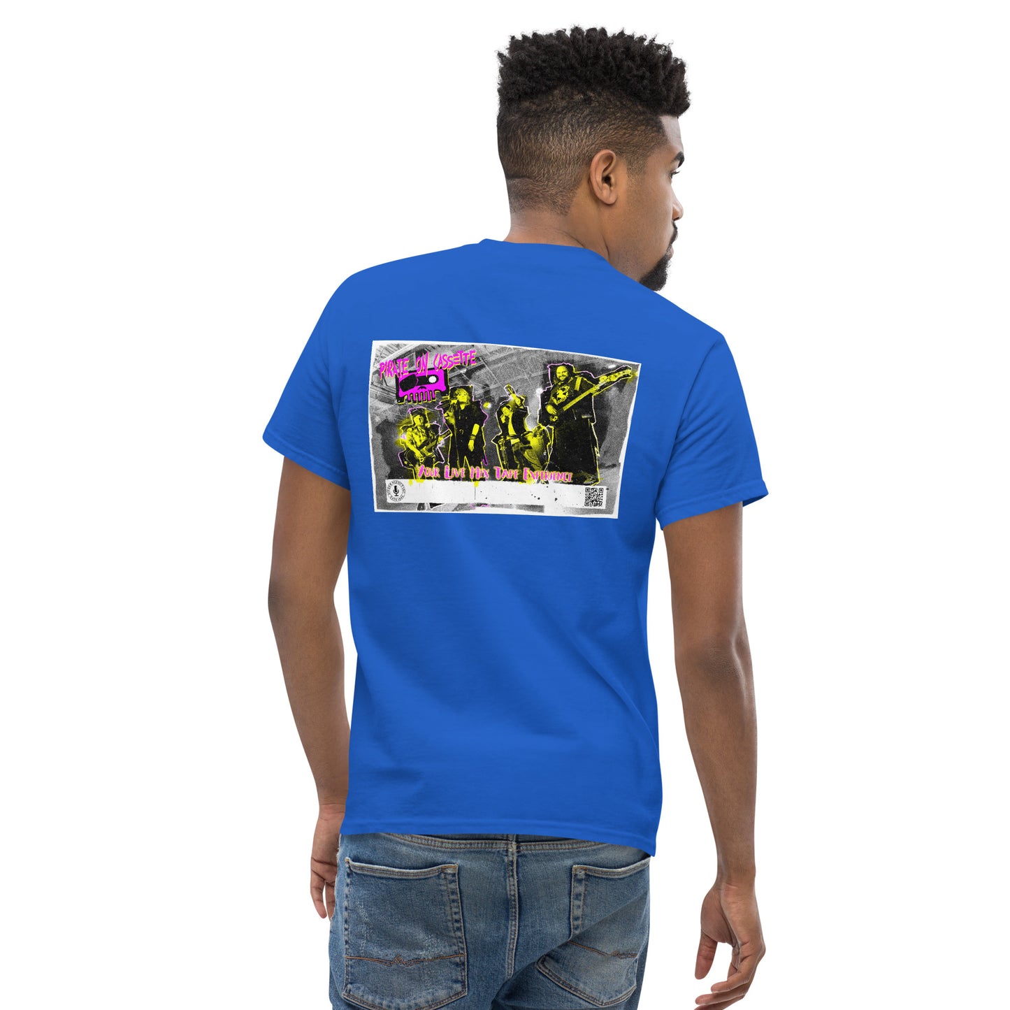 Pirate On Cassette Retro 80/90s Poster Tee