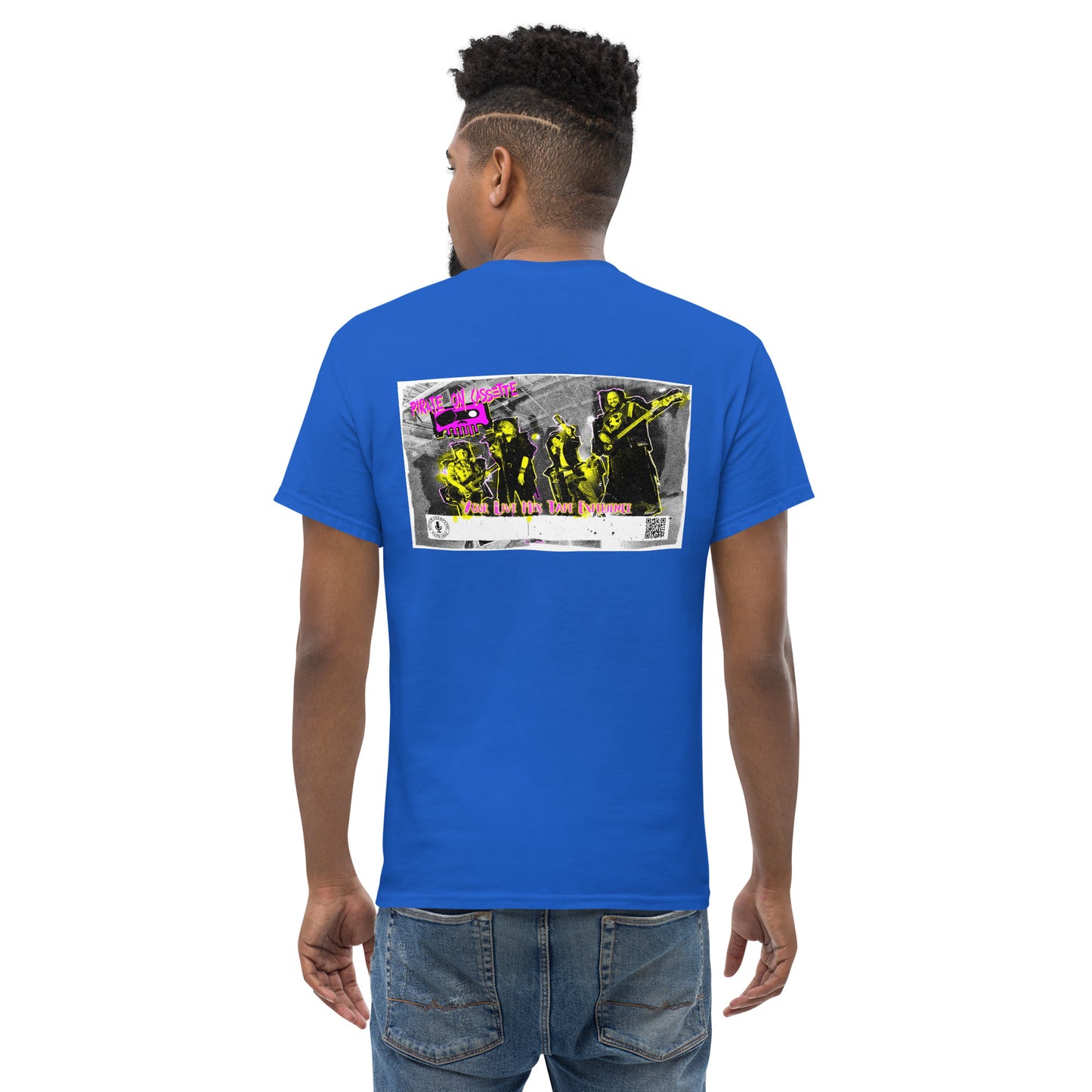 Pirate On Cassette Retro 80/90s Poster Tee