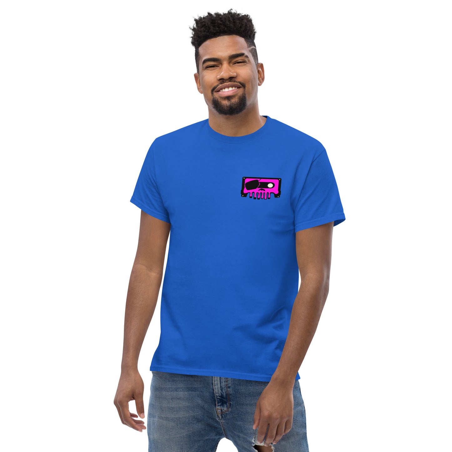 Pirate On Cassette Retro 80/90s Poster Tee