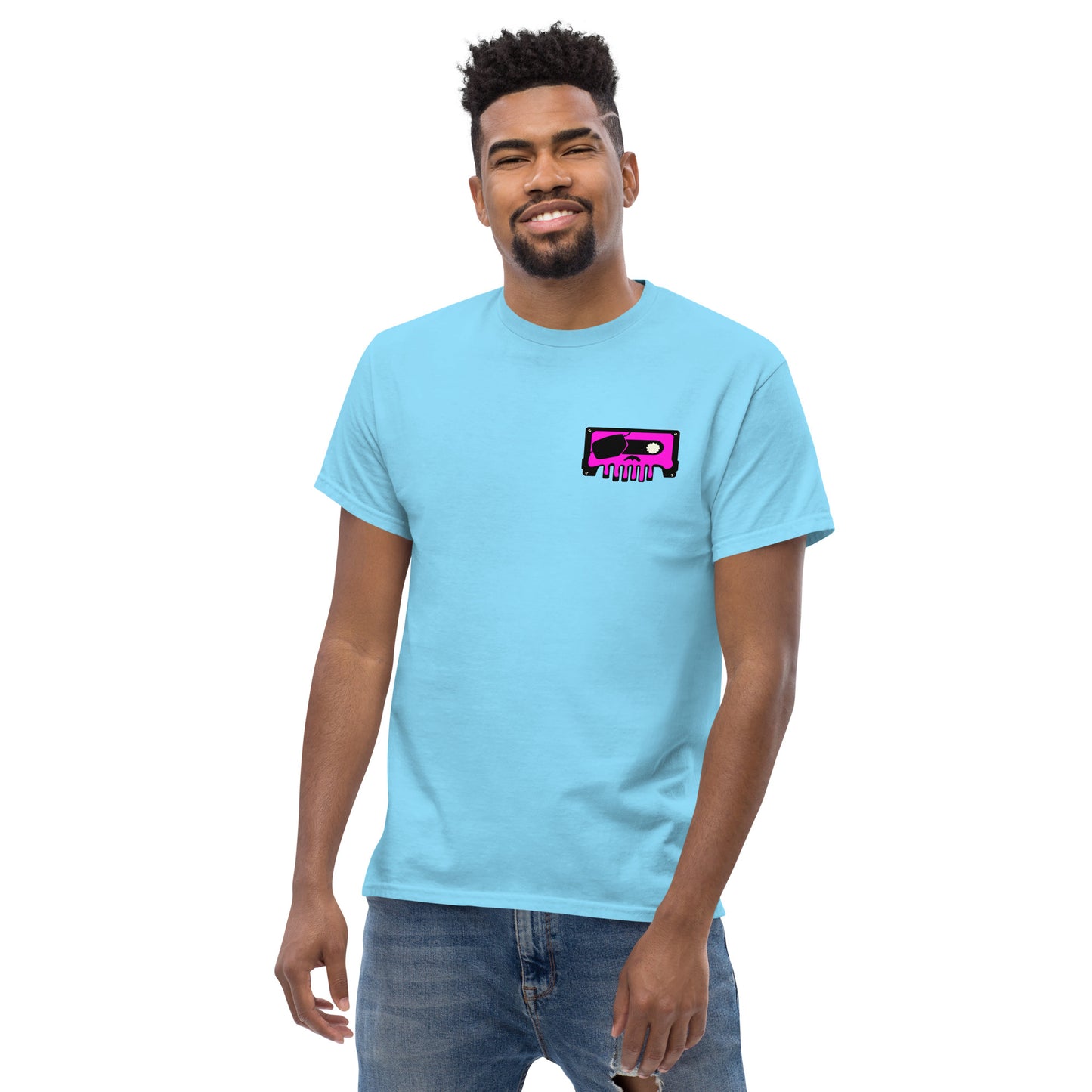 Pirate On Cassette Retro 80/90s Poster Tee
