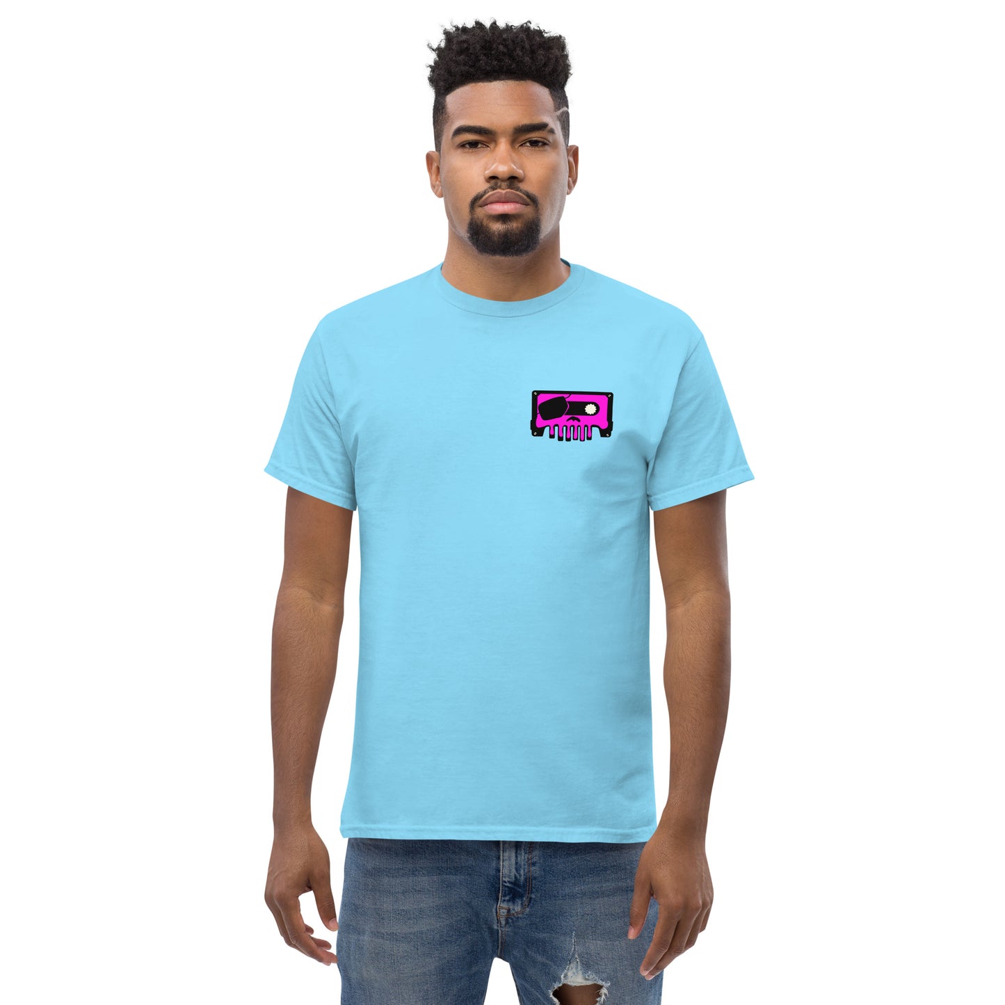 Pirate On Cassette Retro 80/90s Poster Tee