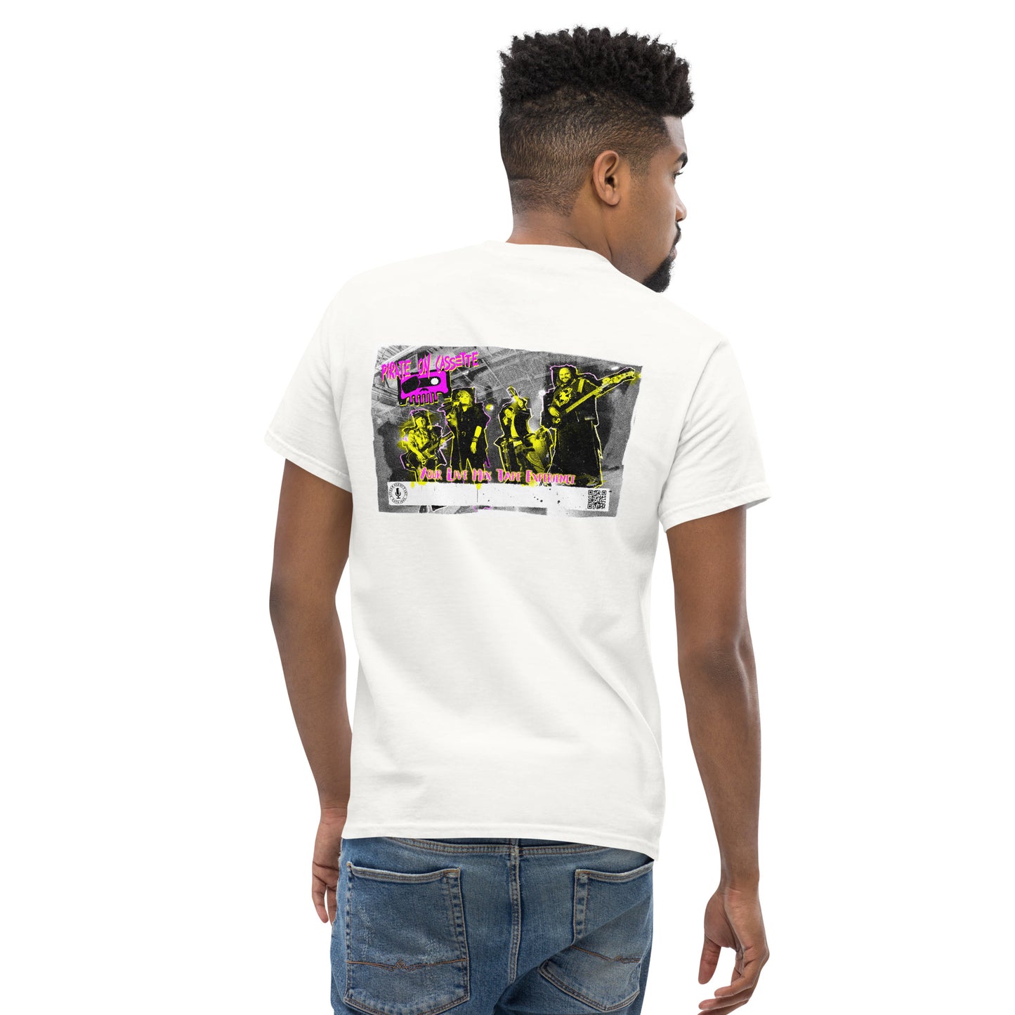 Pirate On Cassette Retro 80/90s Poster Tee