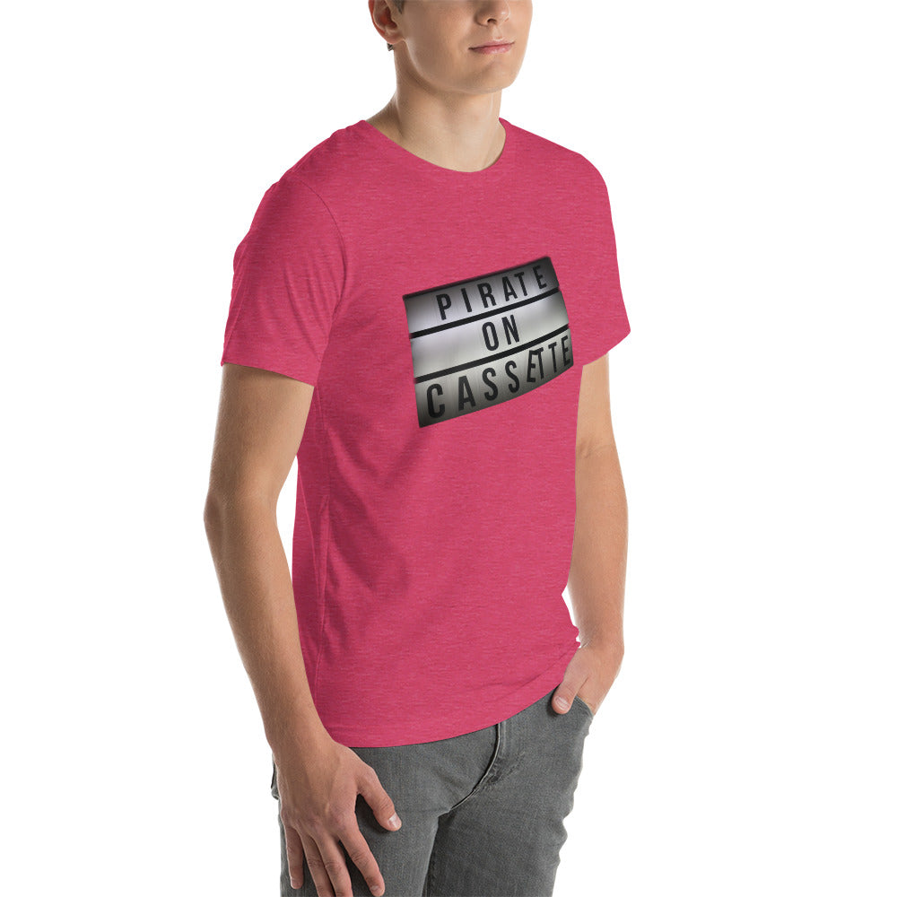 Pirate On Cassette Sign Unisex t-shirt